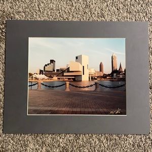 RARE vintage 8x10 autographed photo Rock-n-Roll Hall of Fame Cleveland Ohio